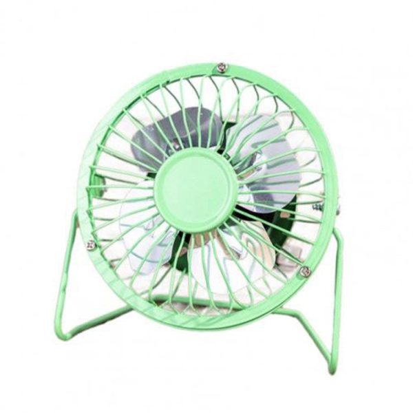 Wrought Iron Portable Table Fan 4 inch Mini Cooling Fan for Office Fan Support 360-Degree Adjustable For Sale