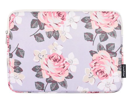 CANVASARTISAN H40-01 Shockproof Sleeve Bag for 15-inch Laptops Portable Carrying Case Rose Pattern Printed Storage Bag Cheap