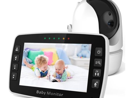 SM43A 4.3-inch Wireless Video Baby Monitor Night Vision Two-Way Intercom Surveillance Camera with Temperature Test For Sale