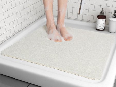 45x75cm Non-Slip Bathroom Shower Rug Carpet Durable Wear-Resistant PVC Bath Mat Online Sale