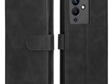 For Infinix Note 12 5G Skin-touch Feeling Wallet Stand Phone Case PU Leather Full Protection Magnetic Clasp Cover Supply