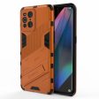 Anti-Drop PC + TPU Hybrid Phone Case Cover with Kickstand Design for Oppo Find X3 X3 Pro Supply