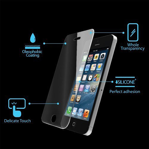 Beetle 2.5D Curved Round Design Tempered Glass Protection Screen Protector for iPhone 5 Fashion