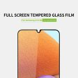 PINWUYO JK Tempered Glass Film Series-2 for Samsung Galaxy A14 5G Sensitive Touch Anti-fingerprint Screen Protector High Aluminum-silicon Glass Full Cover Full Glue Film Supply