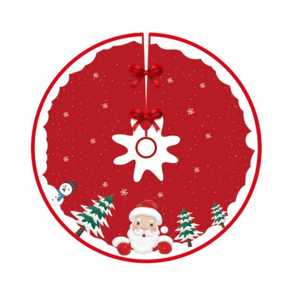 Christmas Tree Skirt Xmas Tree Decorations Tree Base for Holiday Home Decor Party Xmas Hot on Sale