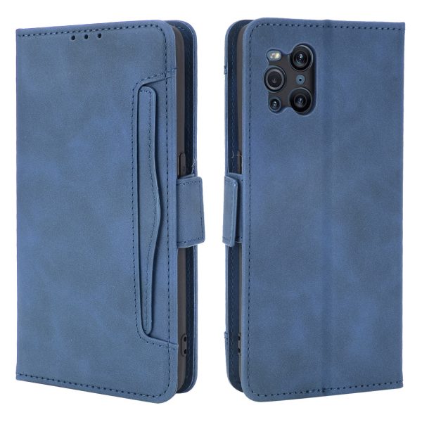 Leather Wallet Protective Case with Multiple Card Slots for Oppo Find X3 Pro   Oppo Find X3 Online now