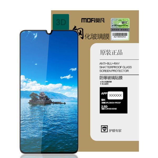 MOFI JK 3D Tempered Glass Film-1 for Samsung Galaxy A14 5G Curved High Aluminium-silicon Glass Screen Protector Full Cover Full Glue HD Clear Sensitive Touch Film For Sale