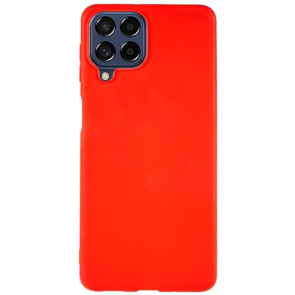 For Samsung Galaxy M53 5G Soft TPU Matte Phone Case Anti-fingerprint Anti-drop Back Cover Cheap