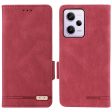 For Xiaomi Redmi Note 12 Pro 5G PU Leather Anti-drop Case Hardware Decor Dual Magnetic Clasp Wallet Stand Phone Cover For Cheap