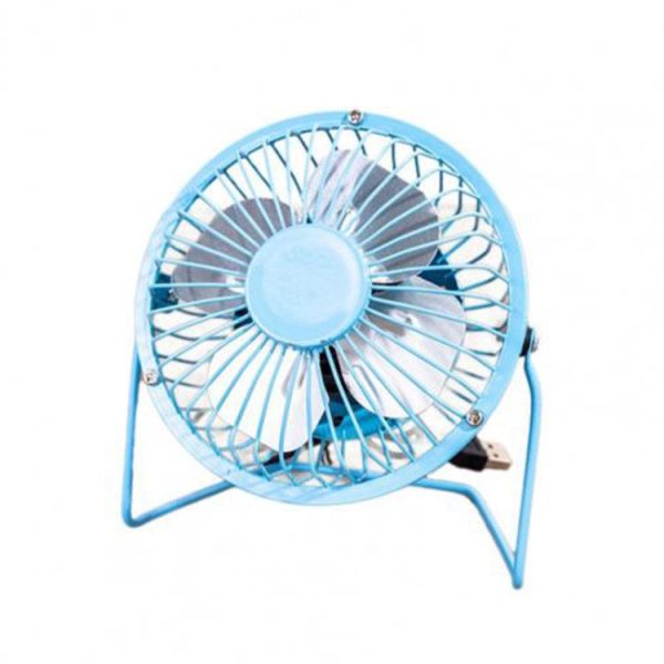 Wrought Iron Portable Table Fan 4 inch Mini Cooling Fan for Office Fan Support 360-Degree Adjustable For Sale