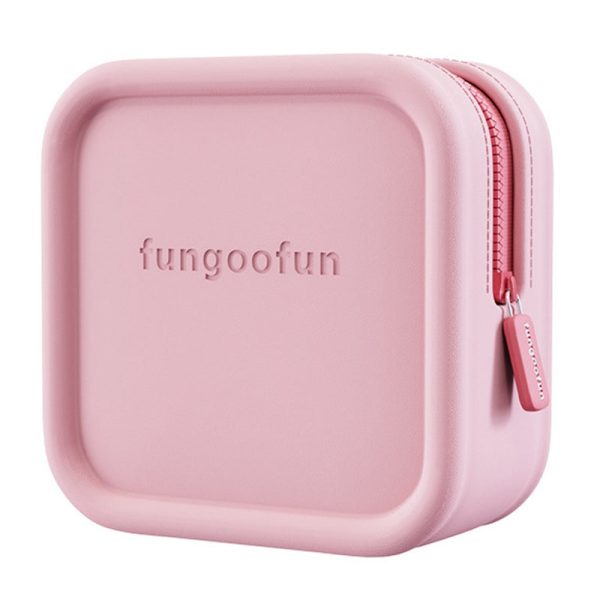 FUNGOOFUN Mouse Cable Power Bank Storage Bag Organizer Electronics Accessories Square Shape EVA Carrying Case Discount