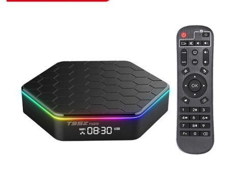 T95z plus Android TV Box 12.0 4GB+64GB EU Plug Quad Core 6K HD Video Player WiFi Bluetooth 5.0 Set Top Box Supply