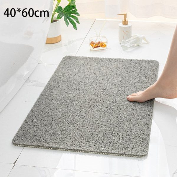 45x75cm Non-Slip Bathroom Shower Rug Carpet Durable Wear-Resistant PVC Bath Mat Online Sale