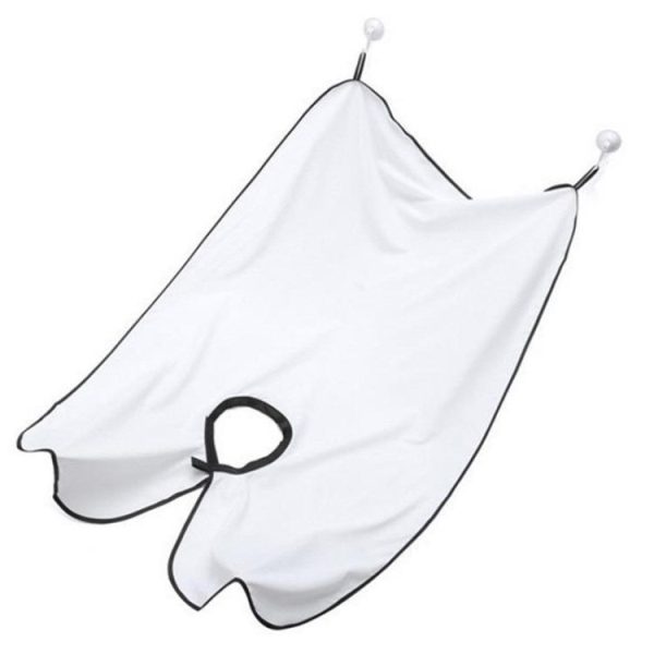 Men Beard Shaving Apron Bib Waterproof Shaving Cloth Non-Stick Beard Cape Trimming Bib Online Sale