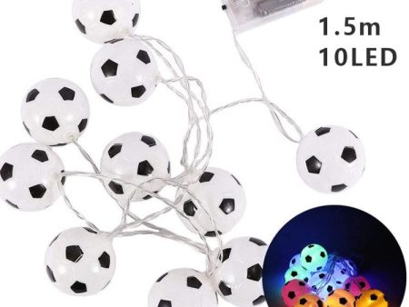 Creative Fairy Wire Lights Football Soccer Ball String Light for Festival Bar KTV Decor Hot on Sale