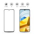 MOCOLO For Xiaomi Poco M5 4G Silk Printing HD Clear Tempered Glass Film Secondary 9H Hardness Hardening Screen Protector Online now