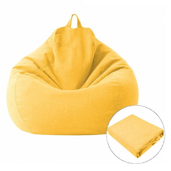 100x120CM Beanbag Sofa Cover Couch Living Room Sofa Slipcover Chair Cloth Lounger Seat Tatami Bean Bag on Sale