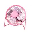 Wrought Iron Portable Table Fan 4 inch Mini Cooling Fan for Office Fan Support 360-Degree Adjustable For Sale