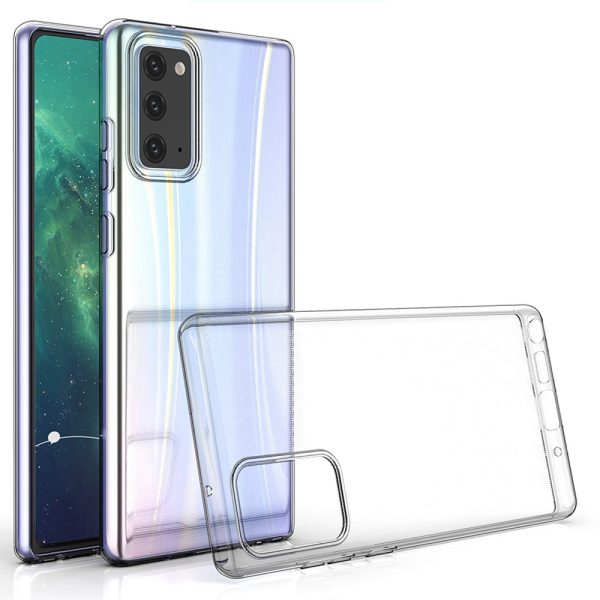 For Samsung Galaxy Note20 4G   5G HD Clear Flexible TPU Cell Phone Case Ultra Slim Anti-drop Phone Protection Cover Supply