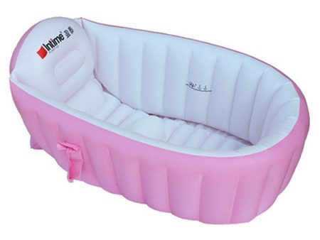 INTIME YT-226A Children Shower Basin Baby Inflatable Bathtub Infant Toddler Bathing Tub  Kids Swimming Pool Kids Supply