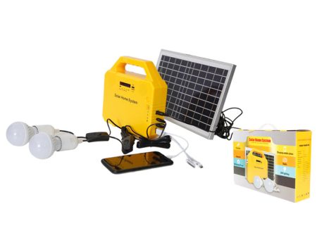 RZH-ST06 10W Solar Home System Portable Household Photovoltaic Generator with Lamps   Solar Panel for Outdoor Camping, Agricultural Irrigation on Sale