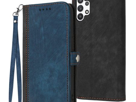 YX0020 Anti-Scratch Phone Case for Samsung Galaxy A13 4G, Dustproof PU Leather Stand Dual Magnetic Clasp Phone Cover Wallet Online