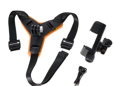 Motorcycle Helmet Chin Mount Strap Camera Holder Clip for GoPro Hero 9 8 7 6 5 Online Sale