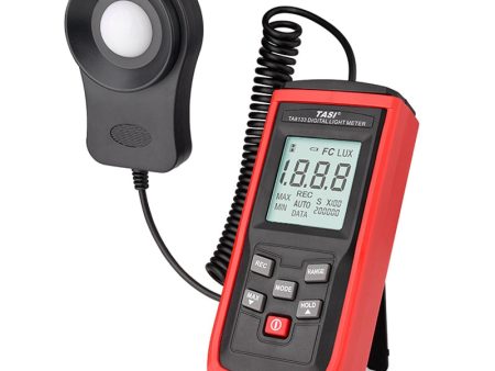 TASI TA8133 High Precision Light Meter 0.1-200000 Lux Digital Luxmeter Integrated Illuminometer Photometer Tester Supply