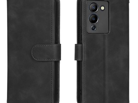 For Infinix Note 12 G96 4G Skin-touch Feeling Stand Phone Case PU Leather Full Protection Wallet Cover Fashion