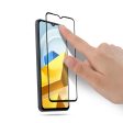 MOCOLO For Xiaomi Poco M5 4G Silk Printing HD Clear Tempered Glass Film Secondary 9H Hardness Hardening Screen Protector Online now