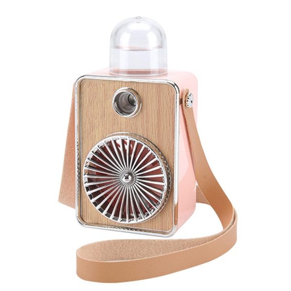 Portable Summer Cooling Fan with Light Mute Spraying Fan Personal Humidifier Fans Hot on Sale