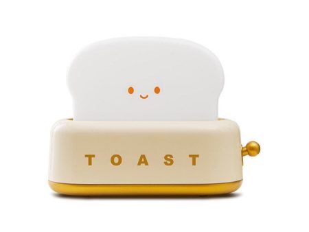 BD-NL-16 Cute Bread Toast Lamp Rechargeable Small Lamp Night Light for Bedroom, Bedside, Living Room, Dining, Desk Decorations on Sale