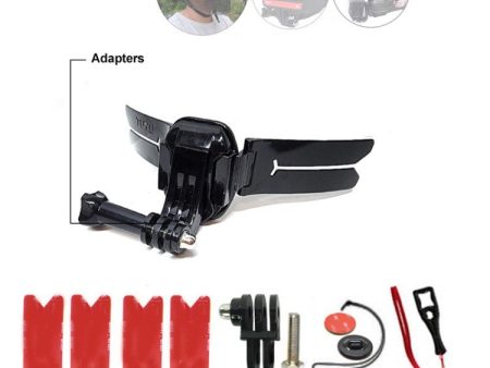 TUYU Motorcycle Accessories Universal Helmet Camera Mount Kit for GoPro Insta360 Action Cameras Online