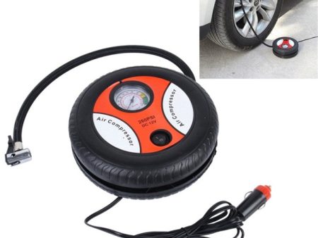 DC 12V 260PSI Portable Car Air Compressor Pump Tire Inflator for Car, Bike, Motorbike For Cheap