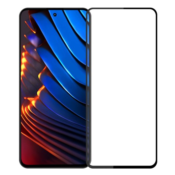 PINWUYO JK Tempered Glass Film Series-2 for Xiaomi Poco X5 Pro High Aluminum-silicon Glass Full Cover Full Glue Anti-Scratch Clear Film For Discount