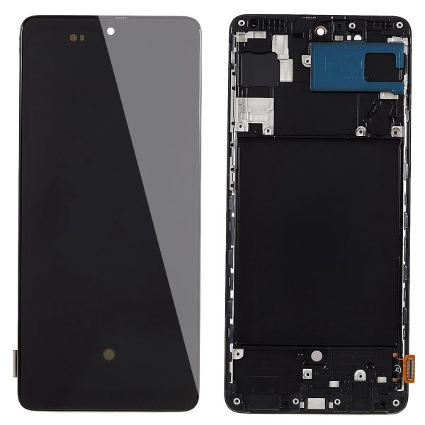 For Samsung Galaxy A71 4G SM-A715 Grade C OLED Screen and Digitizer Assembly + Frame (without Logo) on Sale