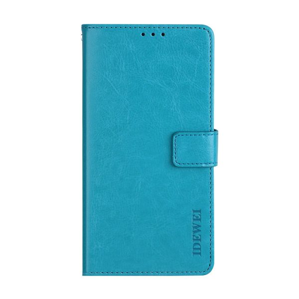 IDEWEI Folio Flip Crazy Horse Texture Leather Mobile Casing with Wallet Stand for Oppo Find X3 Neo Discount