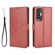 Crazy Horse Wallet Stand Leather Case with Strap for Oppo Reno5 Pro+ 5G   Find X3 Neo For Cheap