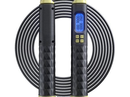 S09 Adjustable Skipping Rope with Digital Calorie and Loop Counter Jump Rope Cheap