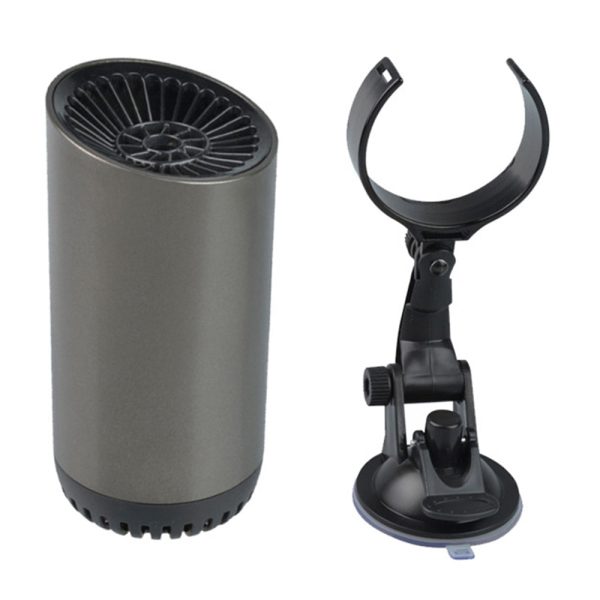 Fast Heating Cup Shape Car Warm Air Blower Portable Fan Window Defroster Demister Car Heater with Rotating Sucker Base Hot on Sale