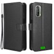 For Blackview BV7100 4G Diamond Texture PU Leather Wallet Case Flip Stand Magnetic Clasp Shockproof Phone Cover Fashion