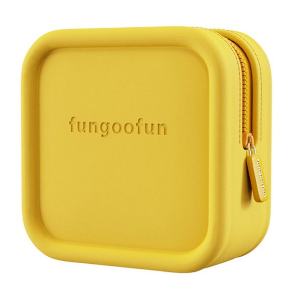 FUNGOOFUN Mouse Cable Power Bank Storage Bag Organizer Electronics Accessories Square Shape EVA Carrying Case Discount