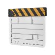 Dry Erase Acrylic Director Film Clapboard Movie TV Cut Action Scene Clapper Board Slate For Cheap