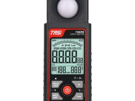 TASI TA631B Digital Light Meter Photography Luxmeter 0.1-300000LUX Illuminometer Lux   FC Measure Photometer Tester Cheap