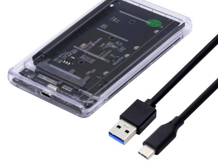 SA-049+UC-079-WH Dual MSATA Mini-SATA SSD Card JOBD Raid0 Span Bridge to USB3.0 Type-C USB-C 2.5-inch SATA Combo Enclosure Cheap