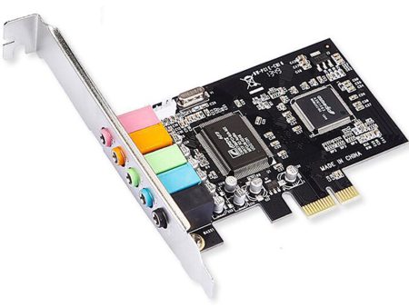 PCIe 5.1 Channels Sound Card CMI8738 Chip PCI Express Surround 3D Audio Card for Computer For Sale