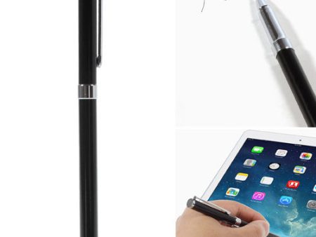 Black Multi-functional Ballpoint & Stylus Pen for Capacitive Touch Screen Devices 14cm Online Hot Sale