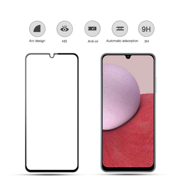 MOCOLO For Samsung Galaxy A14 5G Silk Printing Tempered Glass Film Full Glue Anti-explosion Secondary Hardening Screen Protector Supply