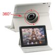 360 Degree Rotating Litchi Surface Leather Case Cover with Stand for iPad 2 3 4 Supply