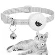 Compatible with AirTag Silicone Case Reflective Pet Collar Bluetooth Tracker Protective Cover with Bell For Discount